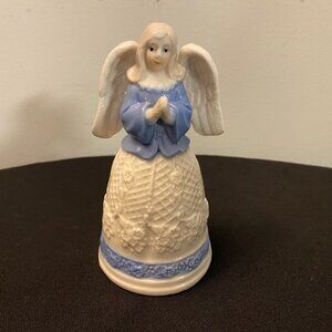 Blue White Porcelain Angel Bell